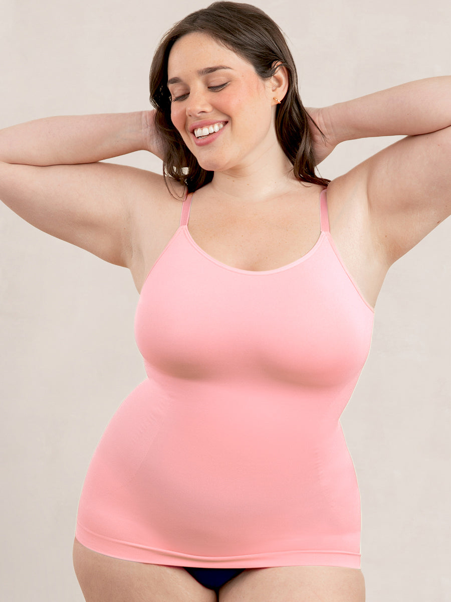 Cami Glow Comfort™ Escote Redondo – Moldeo Suave 24/7