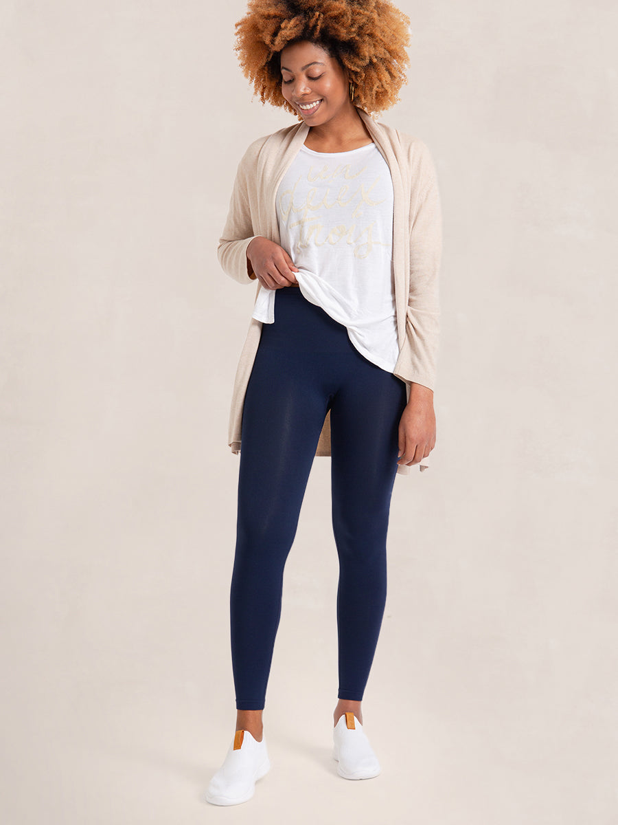 Leggings Glow Comfort™ de Talle Medio y Efecto Moldeador