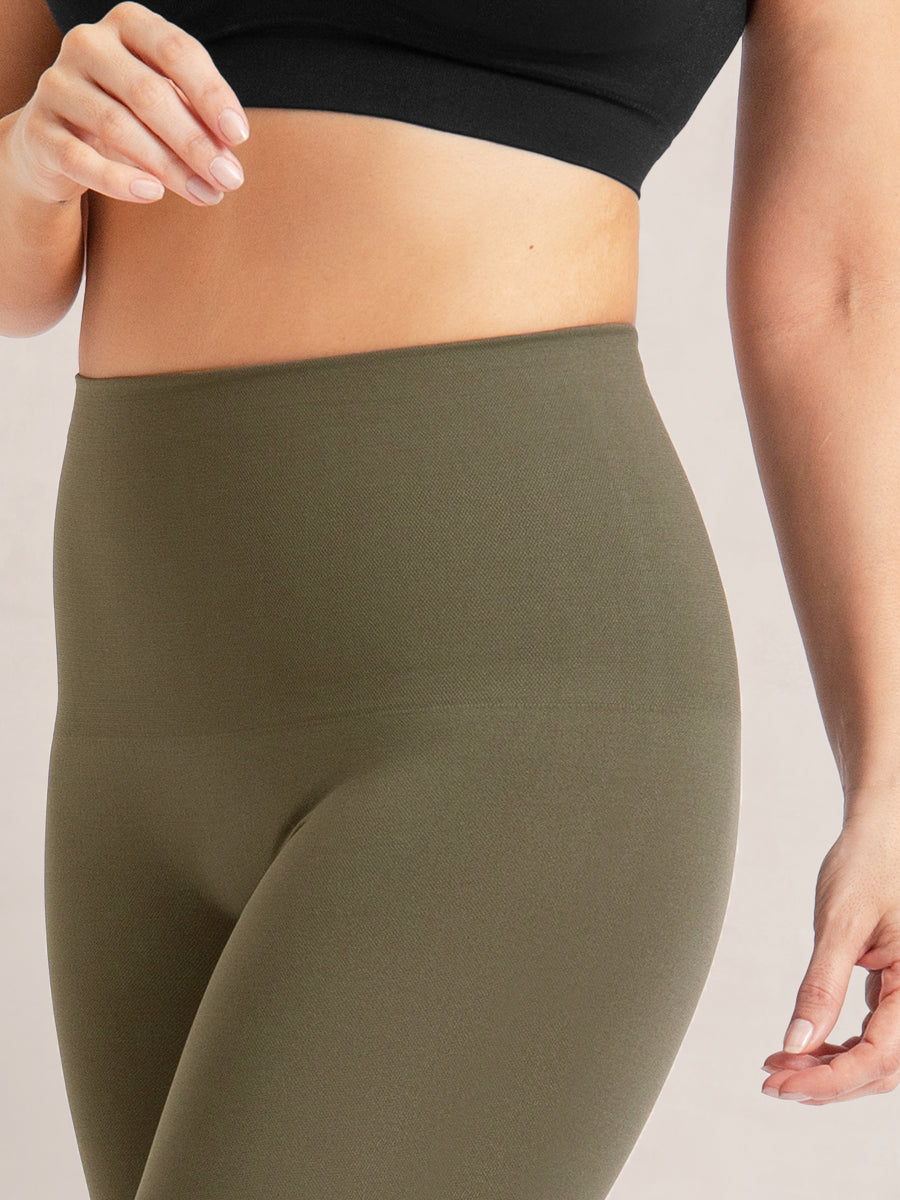 Leggings Glow Comfort™ de Talle Medio y Efecto Moldeador