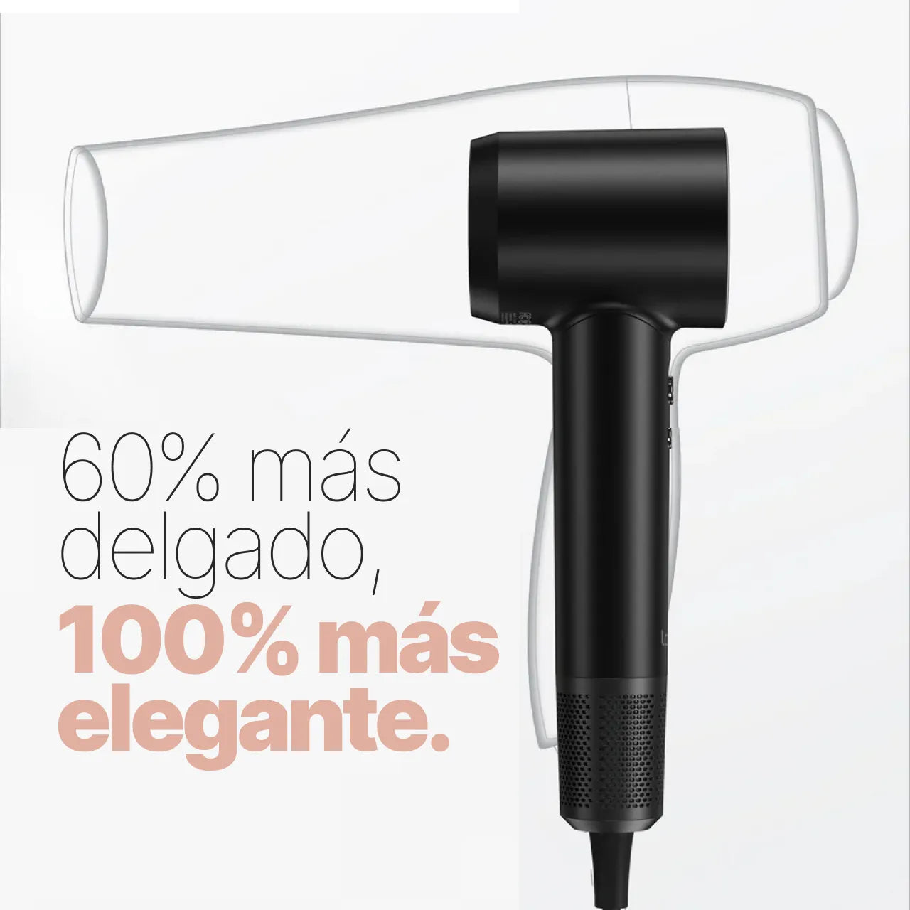 AirGlow™ Secador de Pelo de Alta Velocidad con Tecnología Iónica