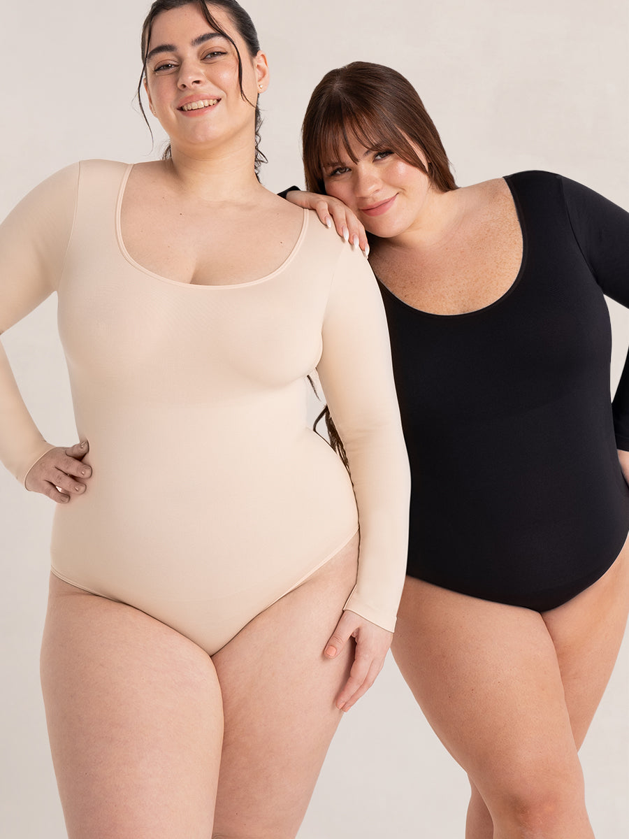 Body Glow Essentials™ de Manga Larga – Comodidad Todo el Día